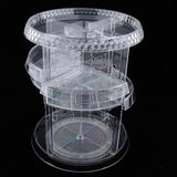 Maxbell Large Capacity 360 Rotating Makeup Organizer Cosmetics Display Holder Stand A018-16