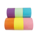Maxbell 6Pcs Funny Sticky Ball Rolling Tape Colorful Decorative for Game Children 6cm