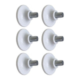 Maxbell 6x Metal Furniture Legs Leveling Feet Tile Screw On sofa Bedroom 10mm