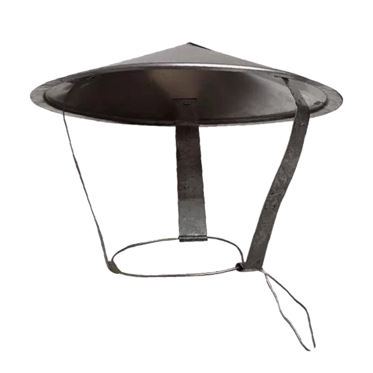 Maxbell Durable Chimney Cover Stainless Steel Detachable for Garden Outside Stove