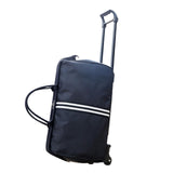 Maxbell Weekender Bag with 2 Wheel Trolley Travel Luggage Bags Apparel Duffel Tote A