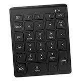 Maxbell Anti Slip Bluetooth Number Pad 28 Keys Number Numpad for PC Windows Computer Black