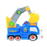 Maxbell Take Apart Toy RC Engineering Car w/ Drill Tool Assemble Kits Crane