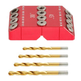 Maxbell Drill Guide Woodworking Drilling Jig Locator Drilling Kit Stair Wire Puncher With Drill