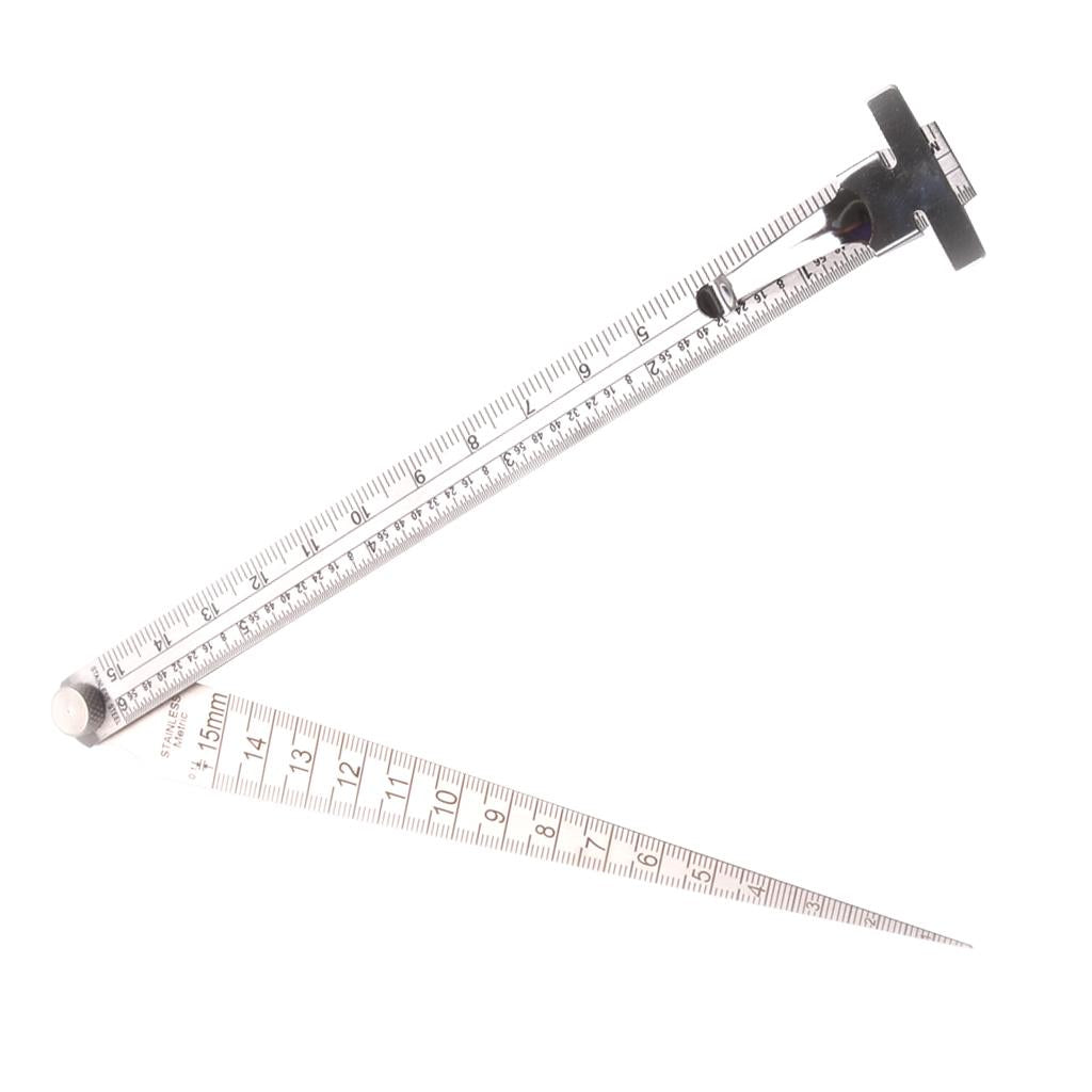 Max Instrumental Aperture Ruler Guitar Aperture Ruler Luthier Tools Double Side