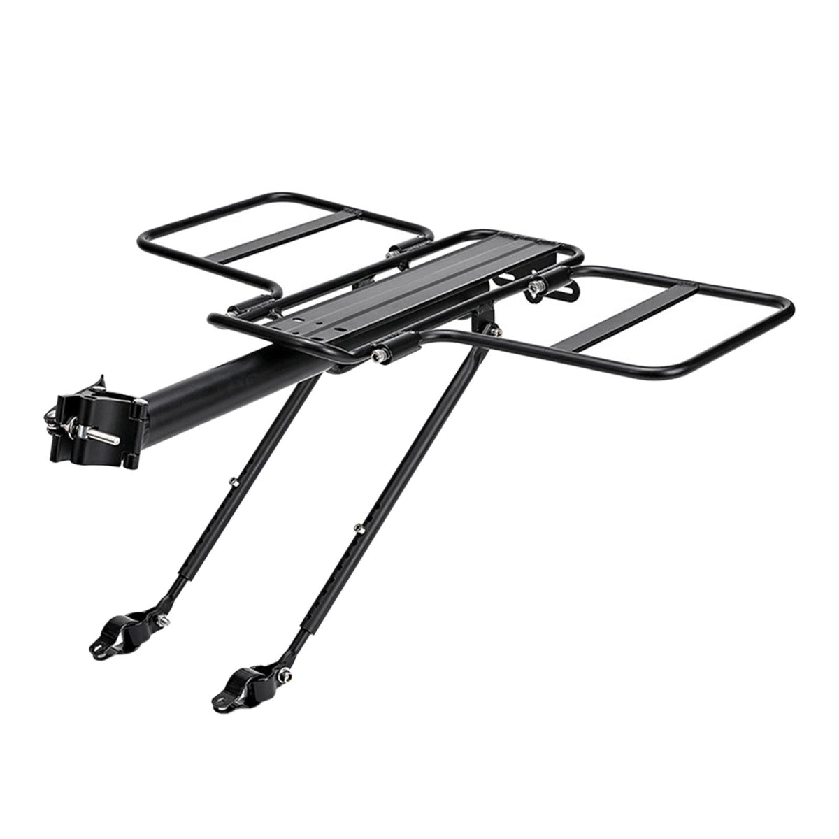 Maxbell Bicycle Rear Cargo Rack Tailstock Holder Pannier Rack Alloy for Cycling