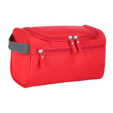 Maxbell Travel Toiletry Bag Men Women Portable with Handle Large Capacity Makeup Bag Red