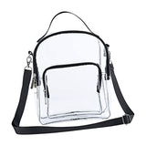 Maxbell Transparent Crossbody Bag Purse Handbag Tote Casual Clear Bag Large Capacity