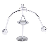 Maxbell Mini Weightlifter Mold Desk Decor Perpetual Balance Educational Motion Toy Metal Weightlifting Gadget Office Home Decoration
