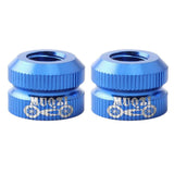 Maxbell Bike Vacuum Tire Law Mouth Nut Bicycle Tire Inner Tube Valve Caps Blue