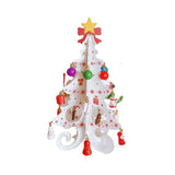Maxbell Christmas Tree Bookshelf Desktop Decorative Creative for Festivals Gift White