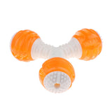 Max Cute Pet Cat Puppy Rubber Chewing Squeaker Squeaky Sound Dog Play Toy Orange