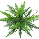 Max Green Imitation Fern Artificial Grass Leaf Plant Home Party Decor 30-Leaf