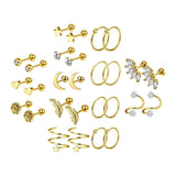 Maxbell Earrings Set Dangle Earrings Geometric Fashion for Birthday Gift Women Girls