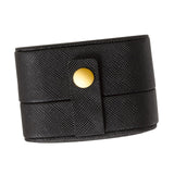 Maxbell Ring Box Multipurpose Durable PU Ring Storage Tray Portable for Brooch Black