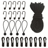 Maxbell Elastic Bungee Shock Cord with Hooks Kayak Bungee Kit for Camping Boat Canoe