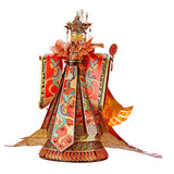 Max Chinese Wedding Dress 3D Metal Puzzle Model Laser Cut DIY Nano Jigsaw Toy