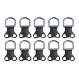 Maxbell 10pcs Heavy Duty D Ring Picture Hangers Double Hole Photo Frame Hanging Hook