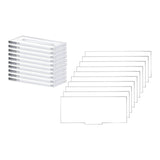 Maxbell 10x Clear Acrylic Place Cards DIY with Holder for Wedding Centerpiece Decor