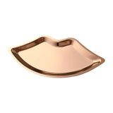 Maxbell Lip Shape Vanity Tray Decorative Organizer for Wedding Countertop Home Rose Aureate