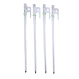 Maxbell 4Pcs Heavy Duty Tent Pegs Tents Marquee Tarpaulin Ground Stakes 30cm