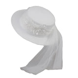 Maxbell Brides Hat Wide Brim Hat for Bridal Shower Bachelorette Parties Engagement