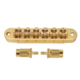 Max 6 String Guitar Bridge Tailpiece for LP EPI Guitar Replacement Golden
