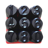 Max Alphabet Numbers Stamps Craft Letters Punch Metal Leather Tool Number 6mm