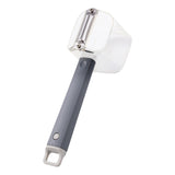 Maxbell Vegetable Peeling Tool with Storage Box with Handle Hole for Hanging Grey