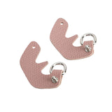 Maxbell 2 Pieces Women Bag Transformation Accessories Punch Free Bags Button Hook Light Pink