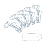 Maxbell 50x Plant Trellis Wire Clip Plant Connecting Buckles for Greenhouse Cucumber 20mmx20mm