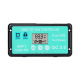 Maxbell PWM Solar Charge Controller Camping Outdoor Activities with LCD Display