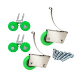 Maxbell Sliding Door Pulley 1 Set Waterproof Silent for Wardrobe Household Home