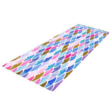 Max 40x120cm Floor Mat Runner Kitchen Non-slip Area Rug Colorful Wave