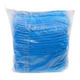 Max Maxb 100 Disposable Non Woven Hair Net Cap Hairnet Dust Proof Head Cover Hat Blue