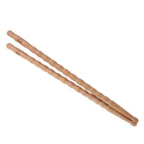 Max Maxb 1 Pairs Wavy Bamboo Drumsticks 5A Drum Stick Percussion Instrument Accessory