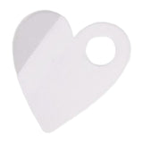 Maxbell Transparent Mixing Palette Pallet Holder Tray for DIY Watercolor Painting Heart 20cmx20cm