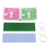 Max M.2 2280 NVME SSD Solid State Drive Heat Sink Thermal Pad Cooling Set Green