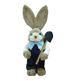 Maxbell Cartoon Standing Easter Bunny Figurine Doll Decoration 35cm Tall Stylish Style D