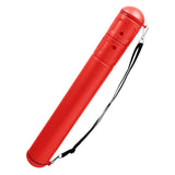 Maxbell Poster Storage Tube Carrying Flexible with Strap Portable for Paintings Red