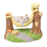 Max Miniature Animals Model Statue Fairy Garden Decor Toy Acting Cute Cat