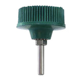 Max Drill Bristle Brush Disc Rubber Polishing Deburring Brush Wheels 2in Green