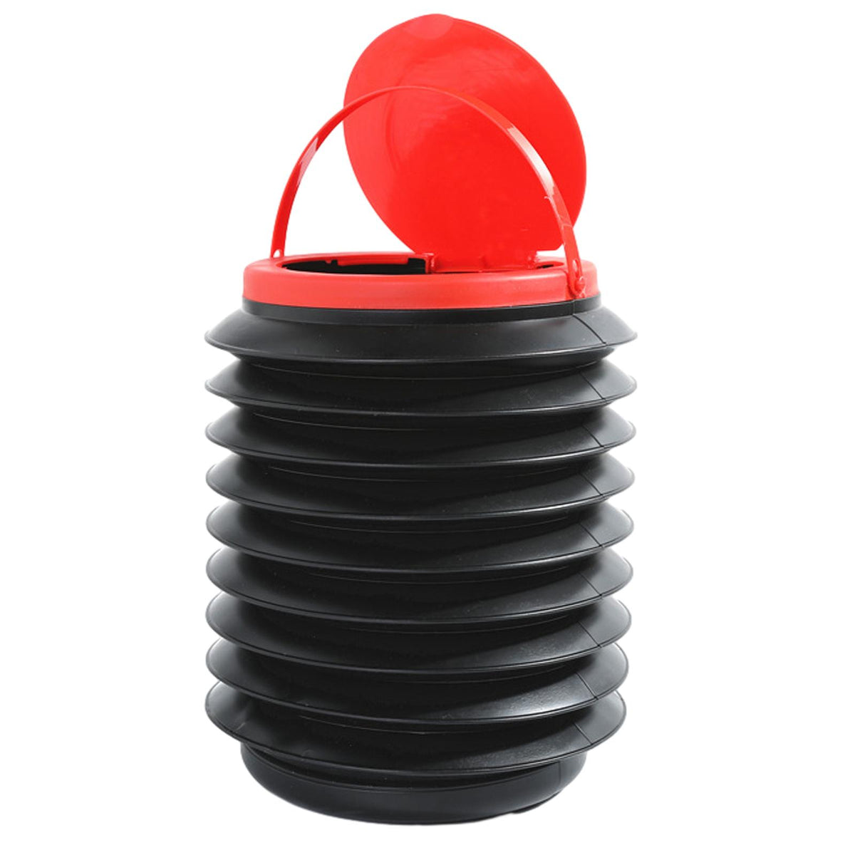 Maxbell Car Trash Can Storage Bucket Mini Collapsible Trash Bin for Auto Travel with lid