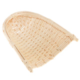 Max wicker Tray wicker Serving Plate Platter Fruit Vegetable Bread 23X23cm