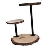 Maxbell Wood Cake Stand Decorative Holder Decor Fruit for Party Festival Wedding