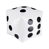 Maxbell Inflatable Toys Dice Funny Swimming Pool Dices for Party Favor Backyard Home White