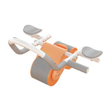 Maxbell Ab Rollers Wheel Workout Equipment Automatic Return for Waist Leg Exercise orange