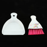 Maxbell Hand Broom and Dustpan Mini Dustpan Brush Nesting Tiny Clean Broom for Pets