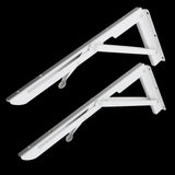Max Folding Movable Triangle Shelf Bracket K Type Spring Steel Bracket  14inch