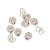 Maxbell 10x Sterling Silver 925 EARRING BACKS EAR NUTS Earning Accesseries 3mm